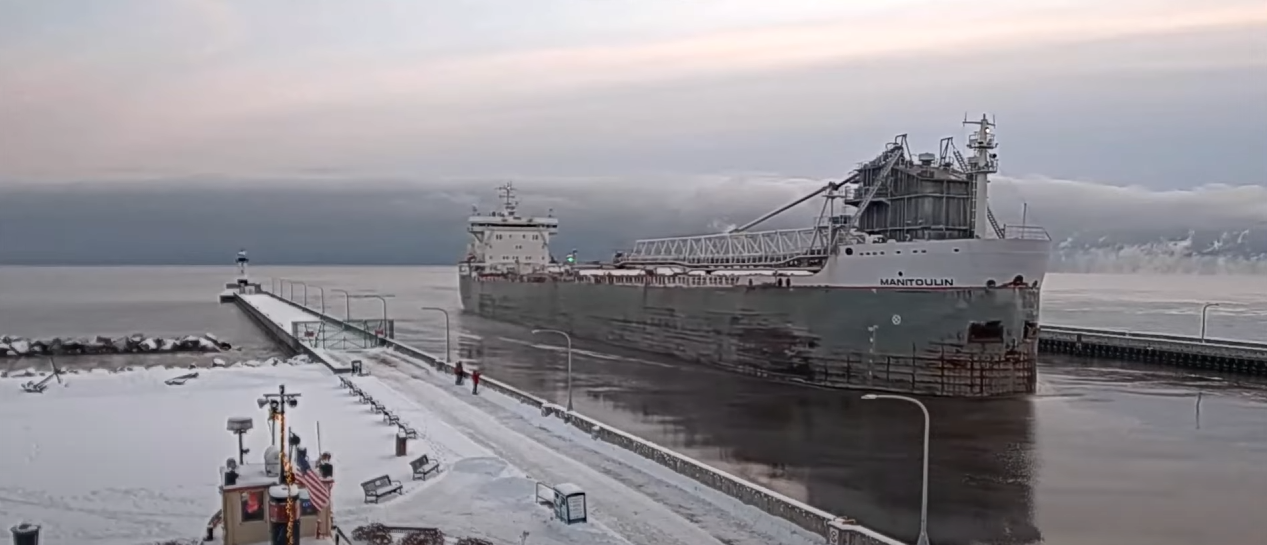 Manitoulin arrives in Duluth 01/12/2024 SPO